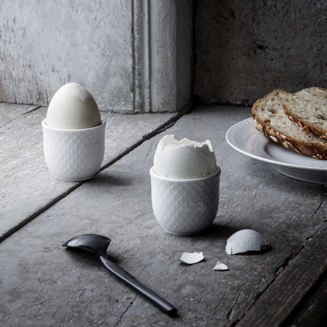 Lyngby Porcelæn Rhombe Munakuppi, 2-pakkaus 5 Lyngby Porcelæn Rhombe Munakuppi, 2-pakkaus - Image 3