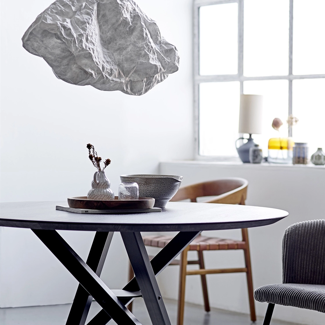 Bloomingville Thea Tarjoilukulho Kivitavaraa, Ø 24,5 Cm 5 Bloomingville Thea Tarjoilukulho Kivitavaraa, Ø 24,5 Cm - Image 3