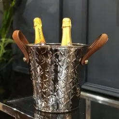 Culinary Concepts French Fleur Viininjäähdytin Nahkakahvalla -Ekelund Linneväveri Kauppa 40691 01 03 15fc191718