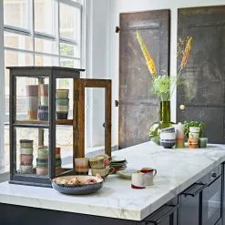 HKliving 70's Jälkiruokakulhot, 4 Osaa -Ekelund Linneväveri Kauppa 47154 01 03 ce2076ab95