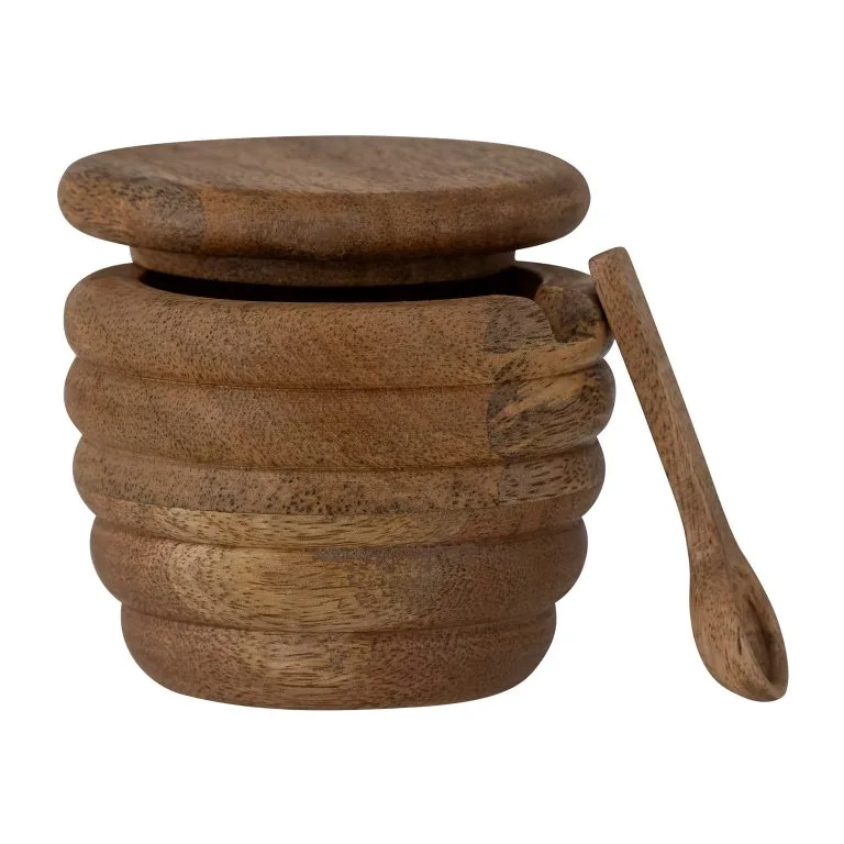 Bloomingville Tilda Suola-astia Lusikalla Ø 9 Cm 4 Bloomingville Tilda Suola-astia Lusikalla Ø 9 Cm - Image 2