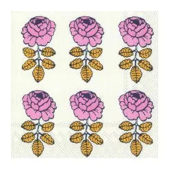 Marimekko Vihkiruusu Servetti 33 X 33 Cm 20-pakkaus