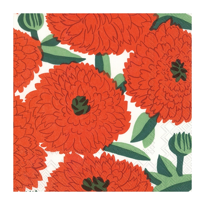 Marimekko Primavera Servetti 33 X 33 Cm 20-pakkaus 3 Marimekko Primavera Servetti 33 X 33 Cm 20-pakkaus