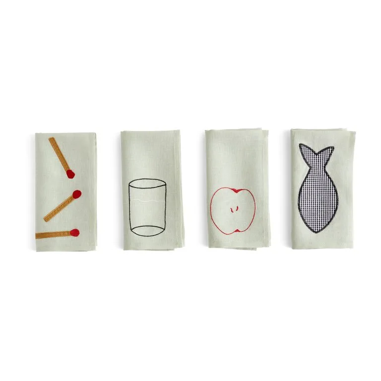 Hay Sobremesa Linnelautasliina 45x45 Cm 4 Kpl 3 Hay Sobremesa Linnelautasliina 45x45 Cm 4 Kpl