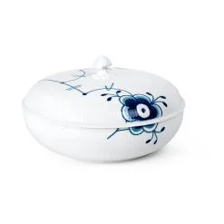 Royal Copenhagen Sininen Mega Riflet Kulho Kannella