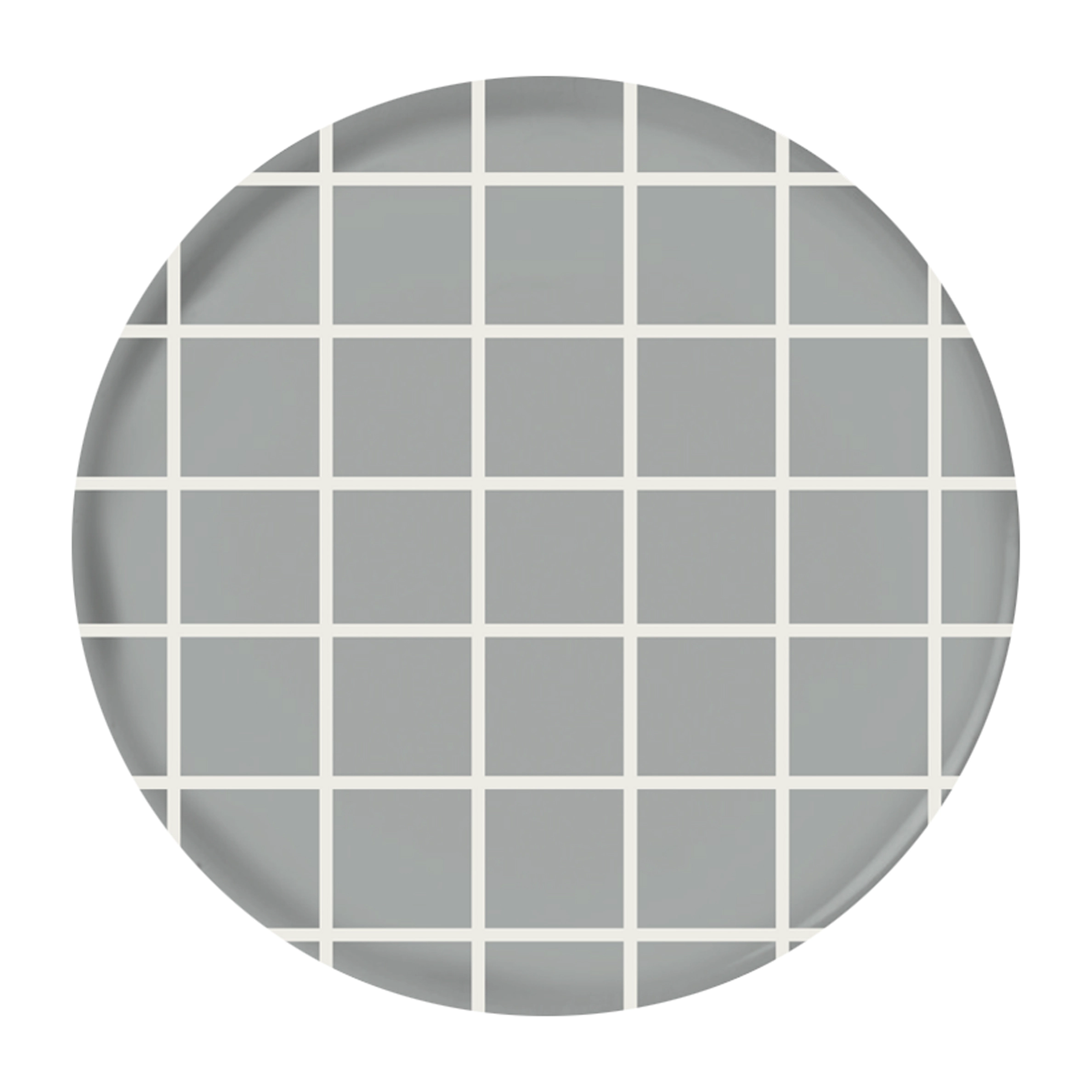 Muurla Checks & Stripes -tarjotin Ø 35 Cm 3 Muurla Checks & Stripes -tarjotin Ø 35 Cm