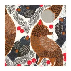 Marimekko Ketunmarja Lautasliina 33x33 Cm 20-pack