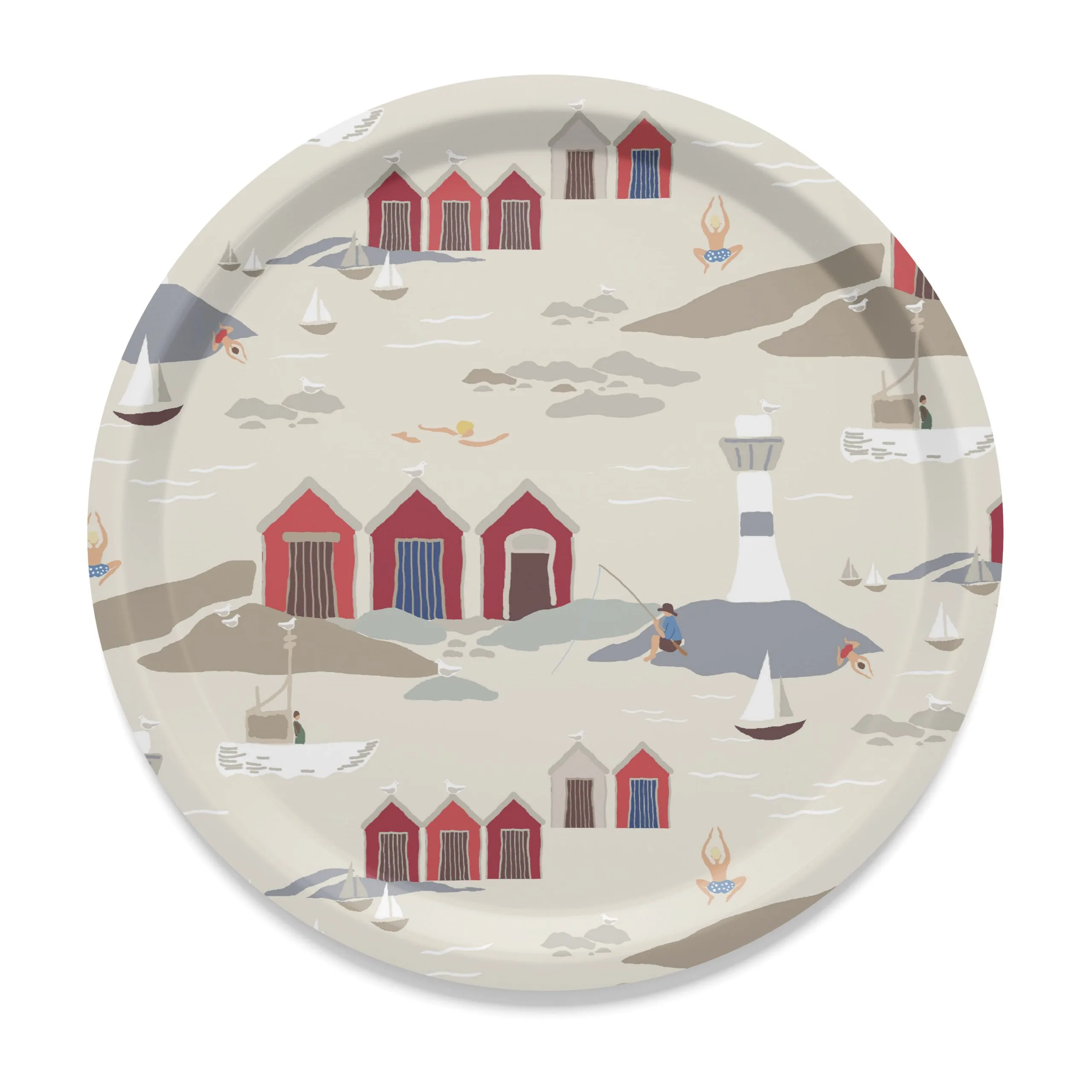 Arvidssons Textil Kust Tarjotin Ø 31 Cm 3 Arvidssons Textil Kust Tarjotin Ø 31 Cm