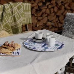 Almedahls Picknick Tarjotin Ø 38 Cm -Ekelund Linneväveri Kauppa 578024 01 43 EnvironmentImage e367d1f453