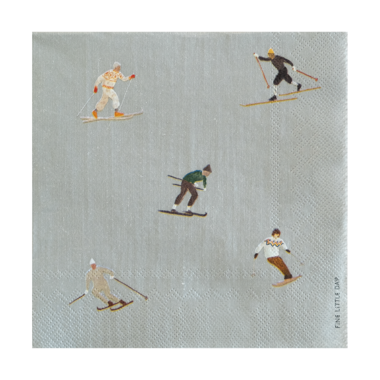 Fine Little Day Skiers Lautasliina 25-pakkaus 3 Fine Little Day Skiers Lautasliina 25-pakkaus