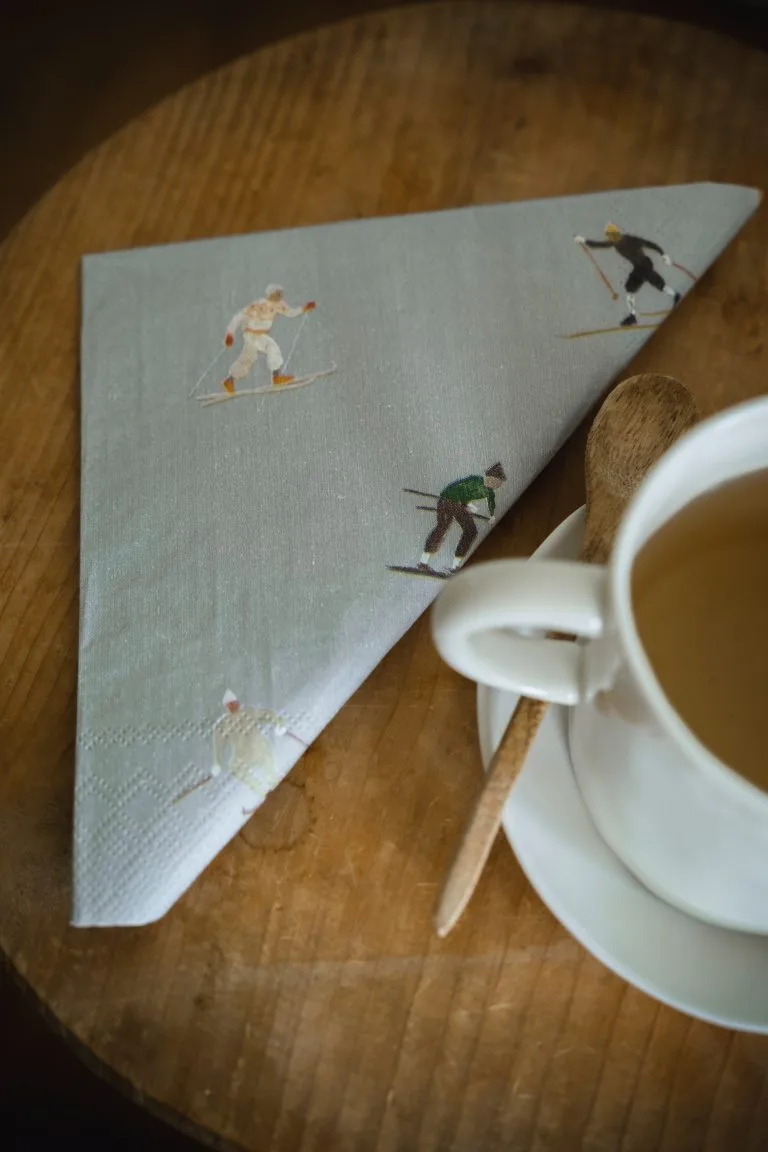 Fine Little Day Skiers Lautasliina 25-pakkaus 6 Fine Little Day Skiers Lautasliina 25-pakkaus - Image 4