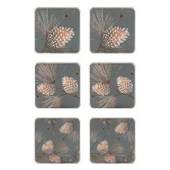 Åry Home Pine Cone Lasinalunen 6-pakkaus